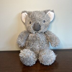 Carters Gray Koala Plush Baby Shaggy Stuffed Animal Lovey 2016 66934